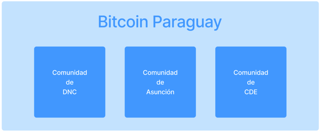 Estructura organizativa de Bitcoin Paraguay